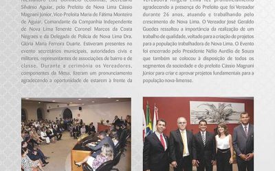 Instalação da Mesa Diretora Da Câmara biênio 2013/2014