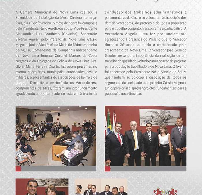 Instalação da Mesa Diretora Da Câmara biênio 2013/2014