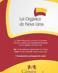 Câmara realiza reunião para debater a Lei Orgânica do Município