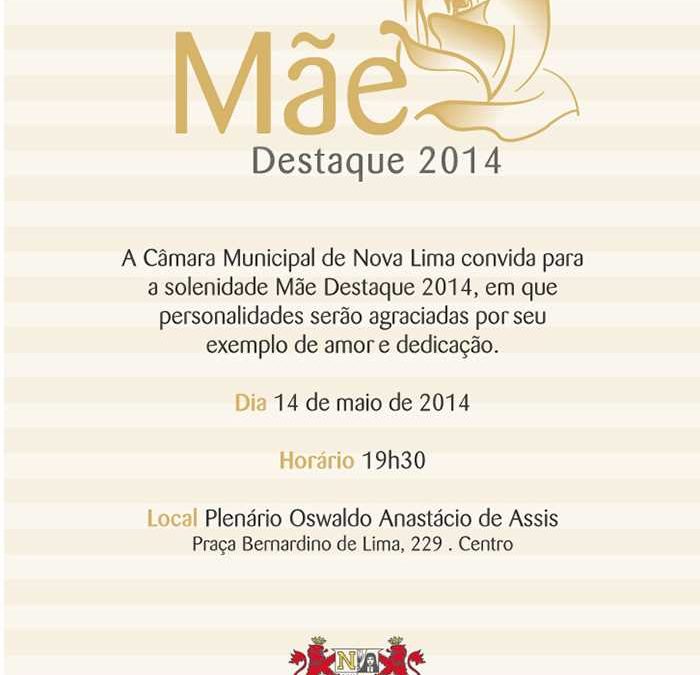 Mãe Destaque 2014
