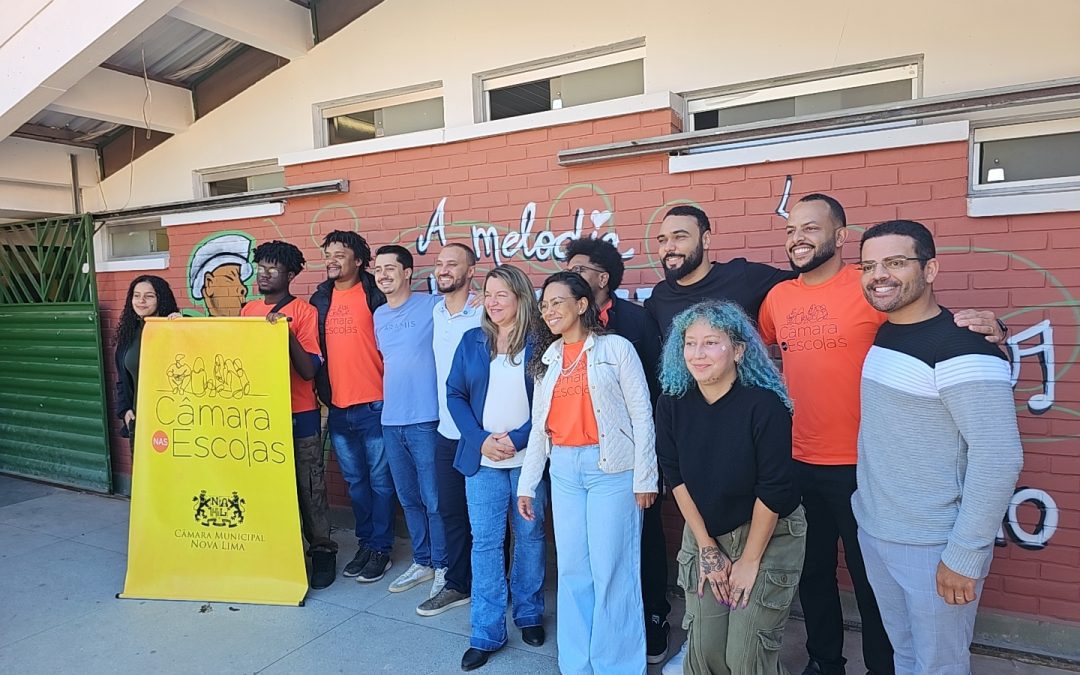 Vereadores promovem encontro com alunos na E.E. João Felipe da Rocha durante a 3ª etapa do projeto Câmara nas Escolas