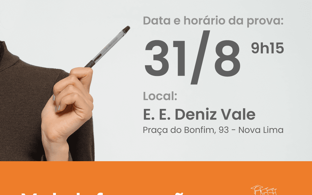 Câmara de Nova Lima divulga local de prova do Processo Seletivo para Estagiários