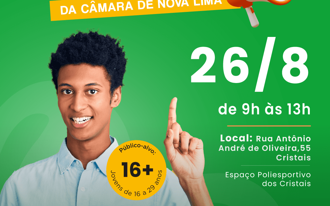 Câmara de Nova Lima promove Mutirão de Empregos para jovens de 16 a 29 anos