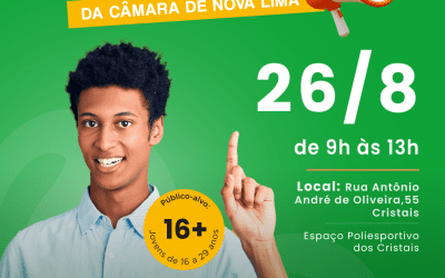 Câmara de Nova Lima promove Mutirão de Empregos para jovens de 16 a 29 anos