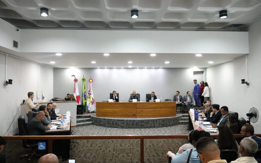 Câmara de Nova Lima realiza Sessão Ordinária com extensa pauta legislativa