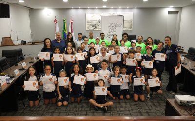 Visite a Câmara: alunos participam de atividade educativa
