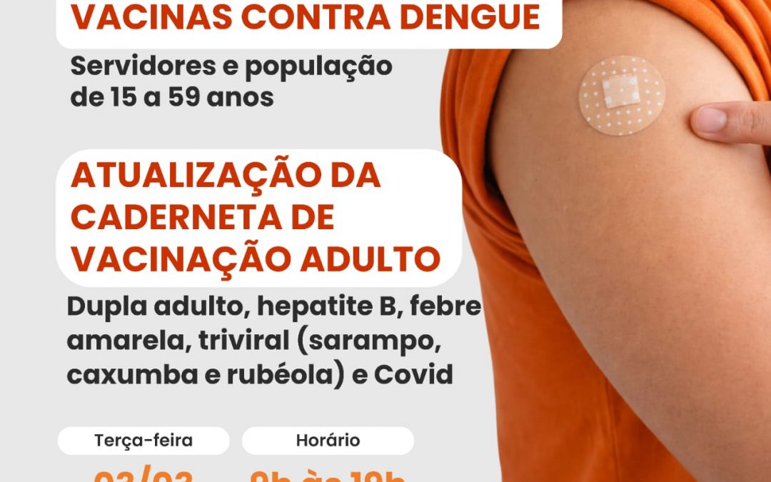 Câmara de Nova Lima recebe vacimóvel para reforçar vacinação contra dengue e outras doenças