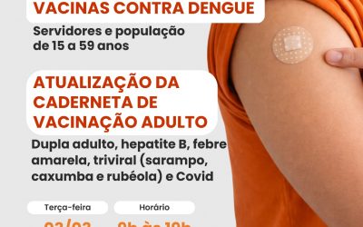 Câmara de Nova Lima recebe vacimóvel para reforçar vacinação contra dengue e outras doenças