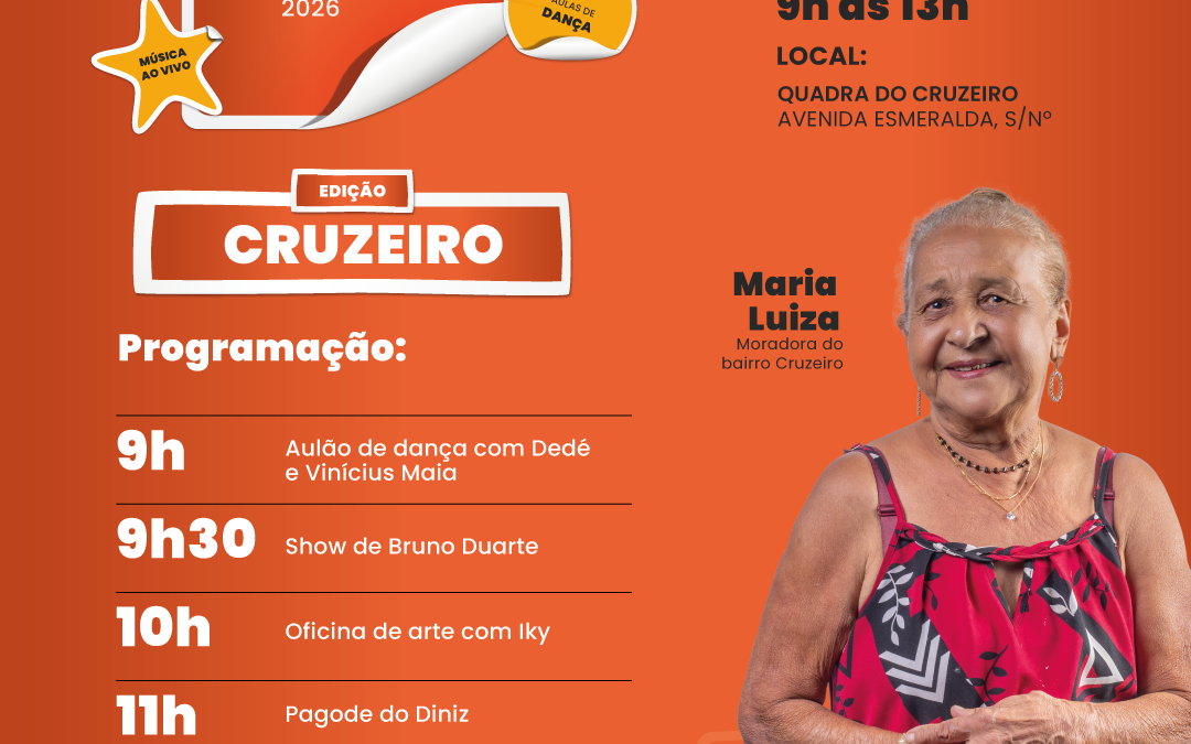 Câmara nos Bairros leva serviços, cultura e cidadania ao Cruzeiro em evento aberto a toda a população de Nova Lima
