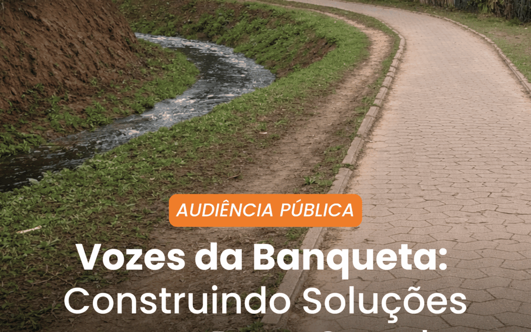 Câmara realiza audiência pública sobre situação da Banqueta do Rego Grande
